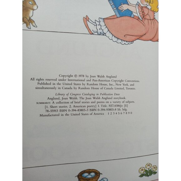 Joan Walsh Anglund Story Children Book Hardcover 1978 Random House Vintage - Picture 4 of 16